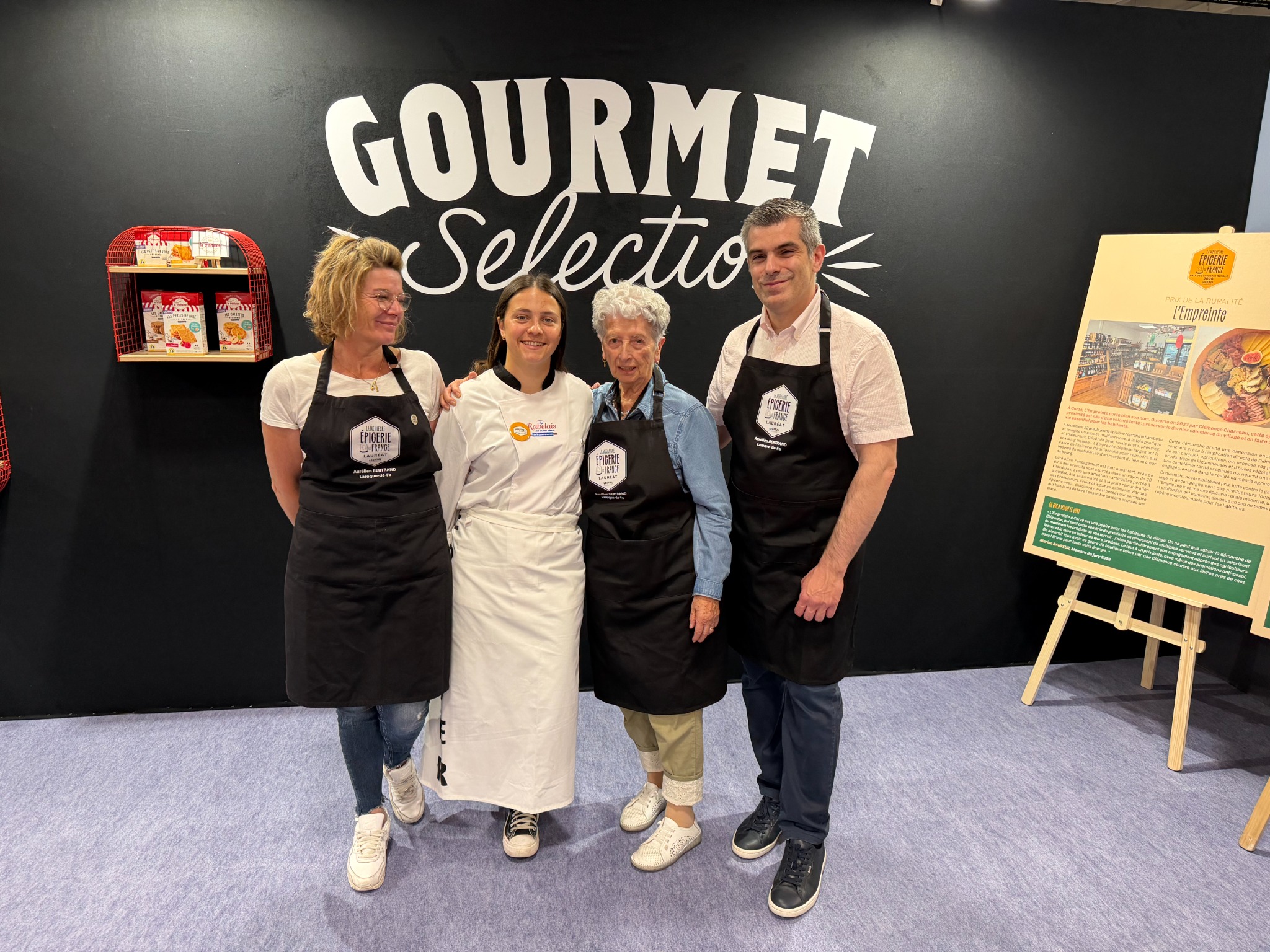 Équipe de l’Épicerie Laroque-de-Fa à Gourmet Selection